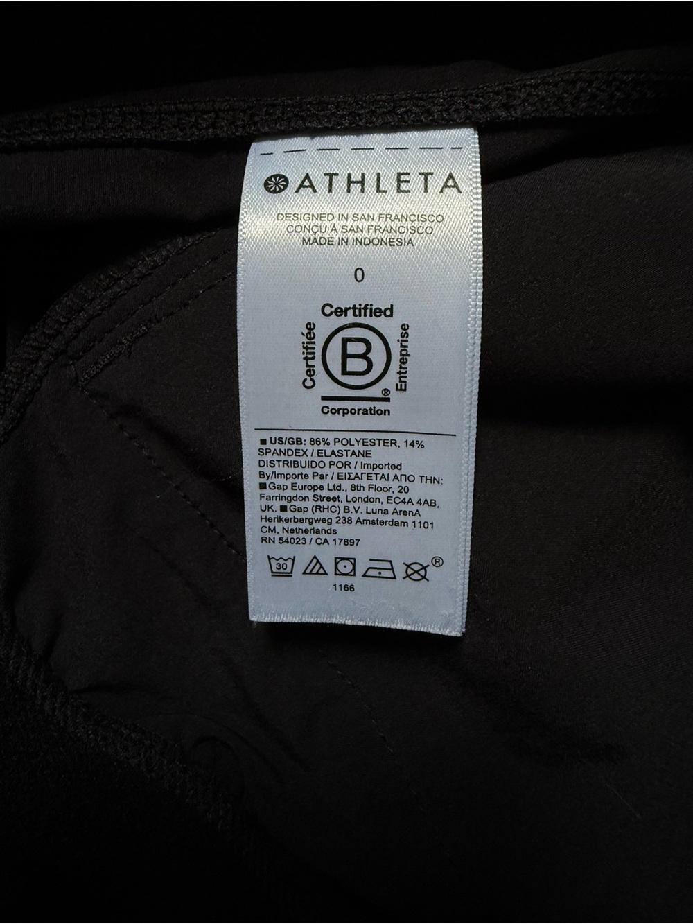 XS Athleta Black Brooklyn Heights High Rise Wide Leg Trouser Versatile Pants - Picture 7 of 8